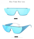 Sunglasses - Rimless Polarized Shield Sunglasses