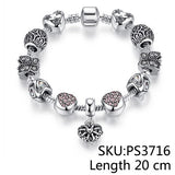 Bracelets - European Authentic Crystal Charm Bracelets
