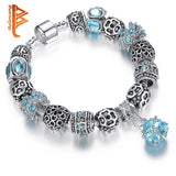 Bracelets - European Authentic Crystal Charm Bracelets