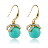 Earrings - Pearl Drop & Inlaid Crystal Earrings