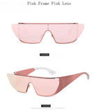 Sunglasses - Rimless Polarized Shield Sunglasses